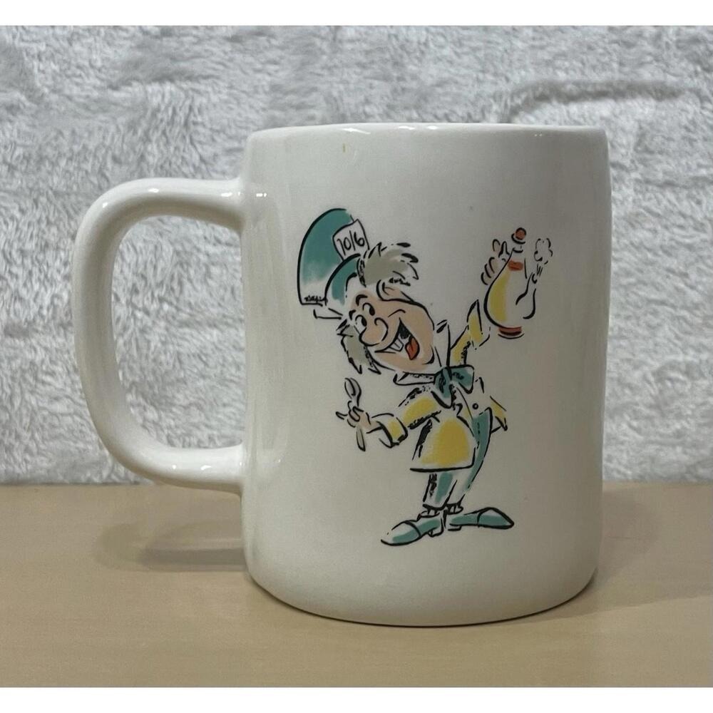 Disney x Rae Dunn Artisan Collection "Mad as a Hatter" Coffee Mug